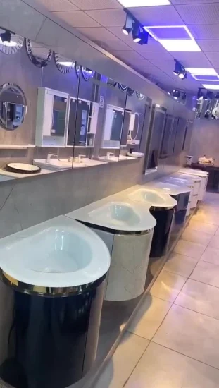 호텔 유럽식 현대식 벽걸이형 욕실 세면대 유닛